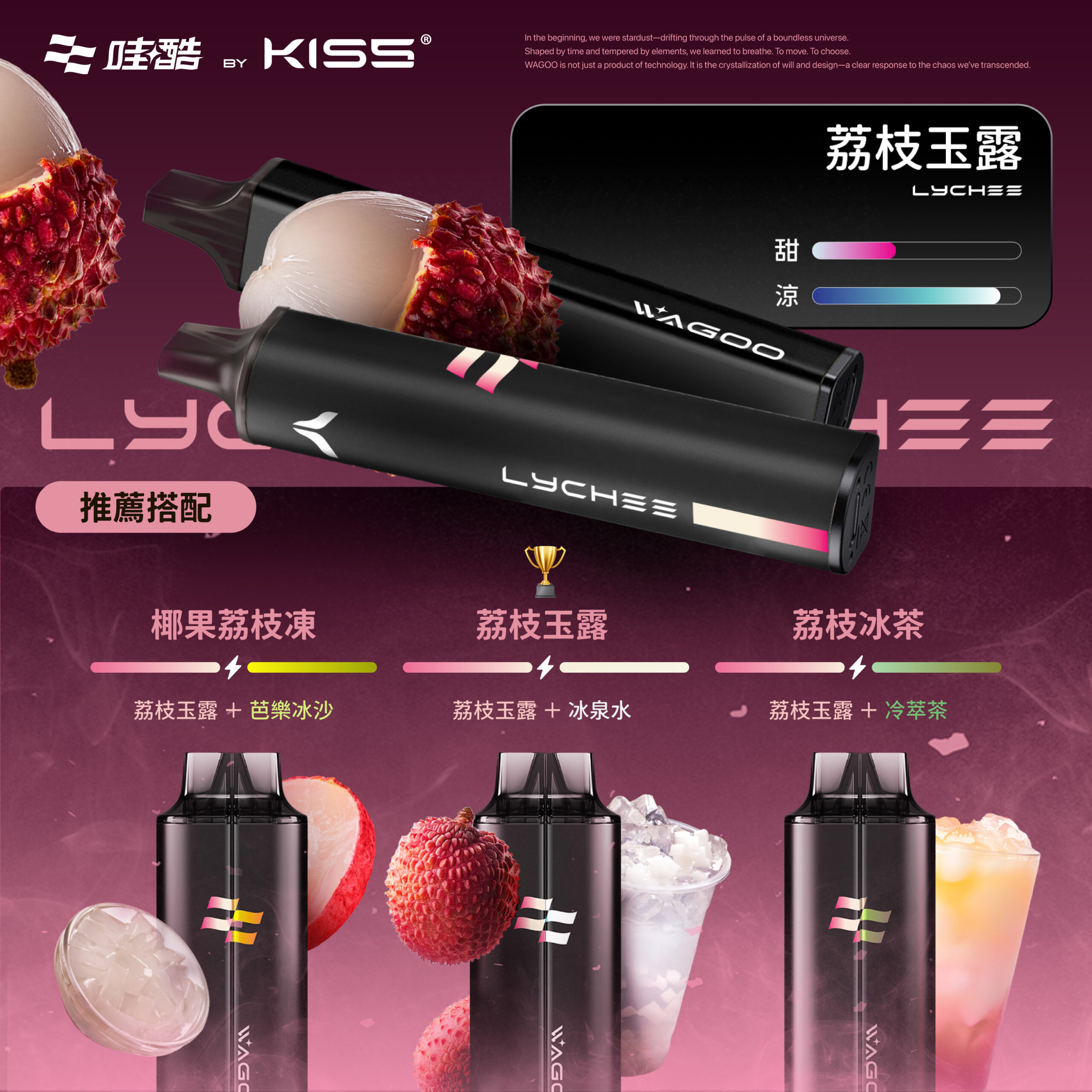 kis5 6500口一次性電子煙西瓜冰沙口味大容量自由混搭雙口味