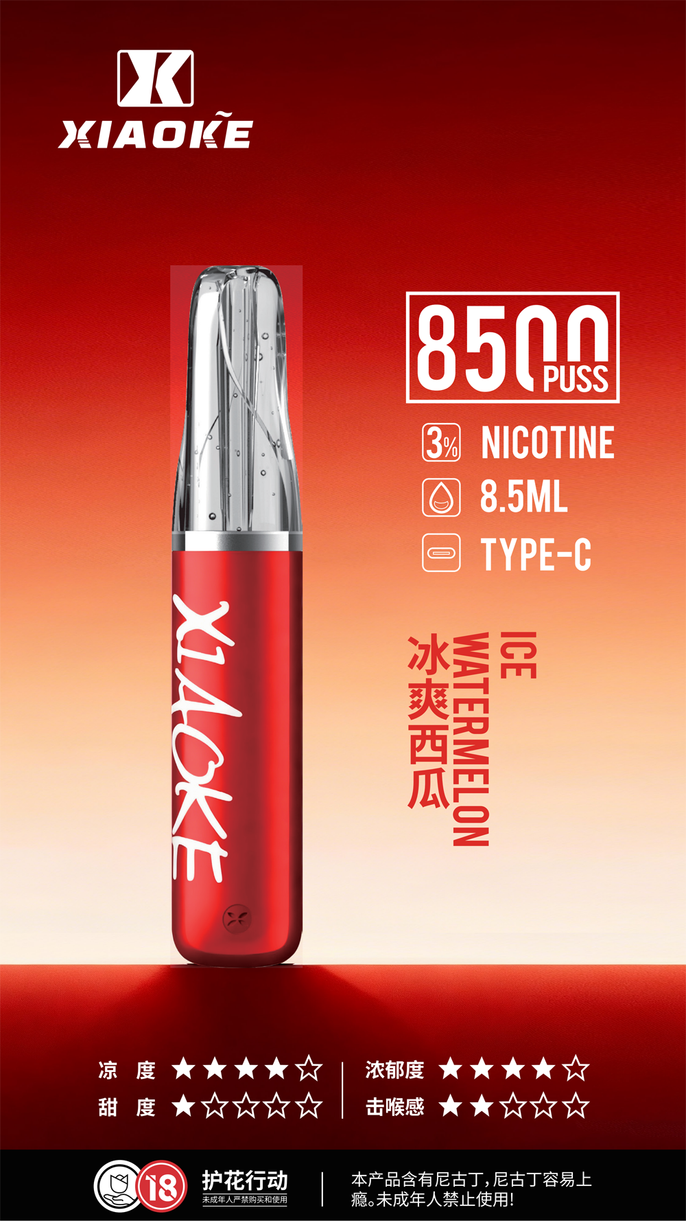 梟客 XIAOKE 8500 綠豆：把「古早味綠豆冰」的綿密沁涼，裝進一支時尚口紅裡！