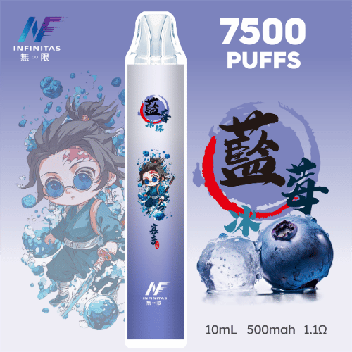 打破化學藥水魔咒！INF無限拋棄式7500口藍莓深度實測：這才是現摘黑皮漿果的爆汁原香